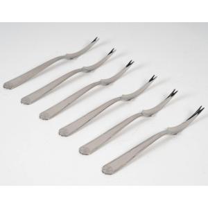 Series Of 6 Snail Forks, 20th Century