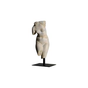 Sculpture De Vénus En Résine Et Socle En Métal, Petit Model.