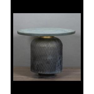 Sandblasted Glass Coffee Table, Sober And Elegant Colors
