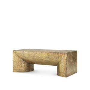 Hammered Brass Coffee Table
