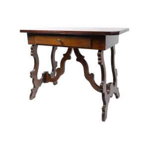 Table, Desk, With A Drawer Around The Base, Early 20th Century.