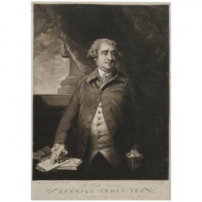 Gravure, Angleterre, 19ème Siècle, Gravée Par John Jones, Portrait De James Fose 