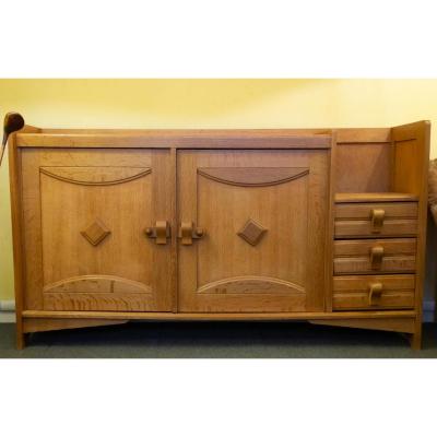 Buffet De Guillerme And Chambron, 1960, Oak