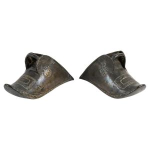 Pair Of Stirrups In Bronze