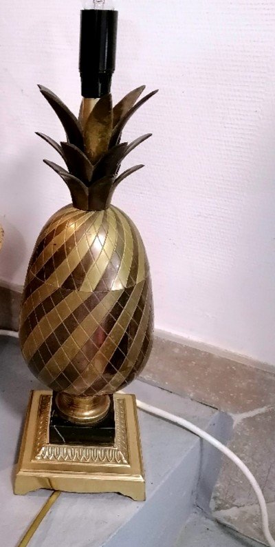 Pineapple Lamp Maison Jansen