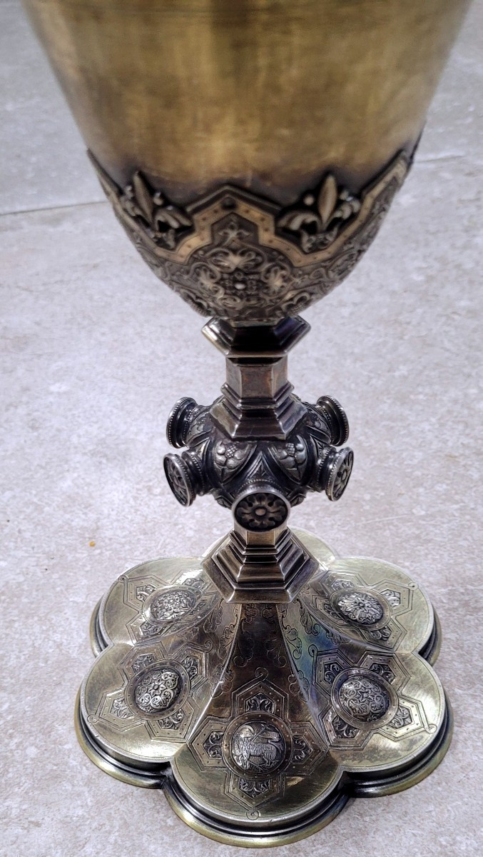 Silver And Gilt Chalice-photo-4