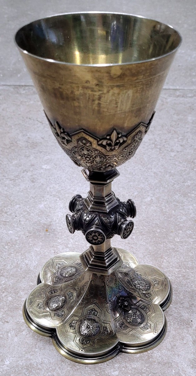 Silver And Gilt Chalice-photo-7