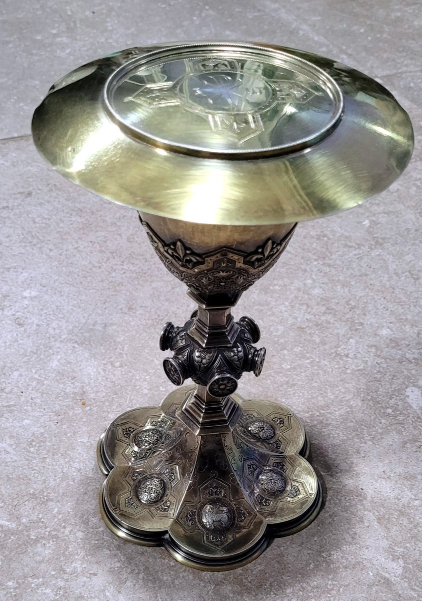 Silver And Gilt Chalice