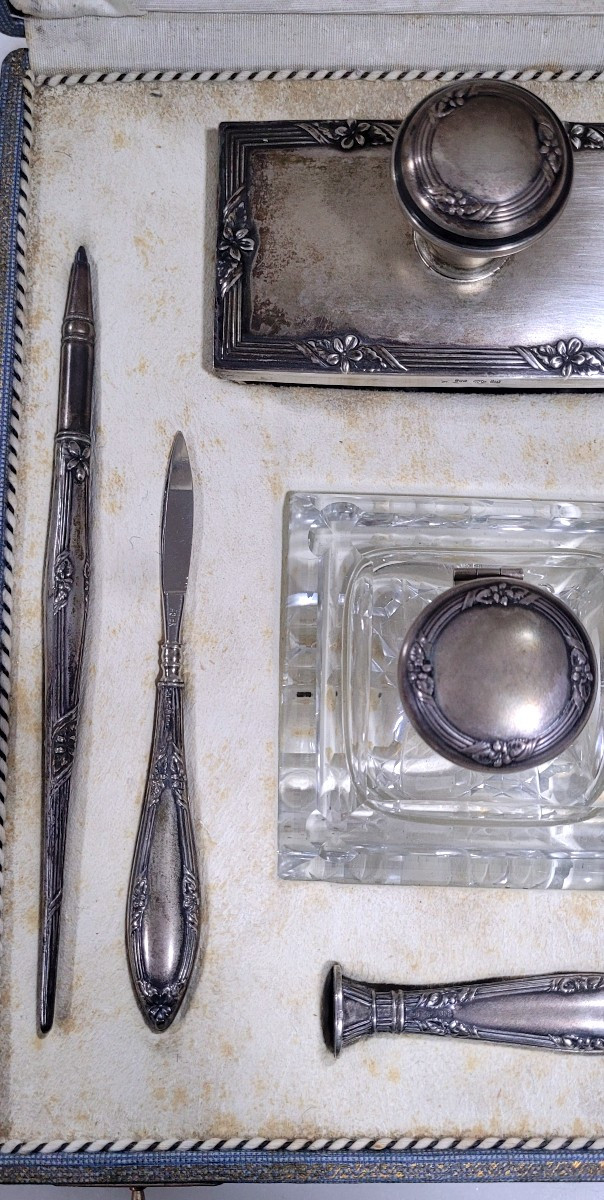 Nécessaire de bureau en argent-photo-2