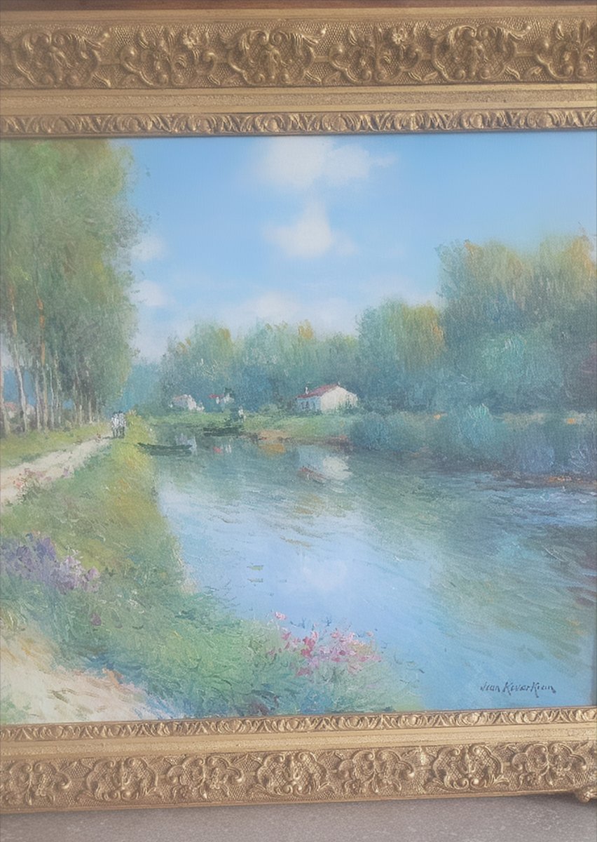 Oil On Canvas, Signed By Jean Kevorkian-photo-2