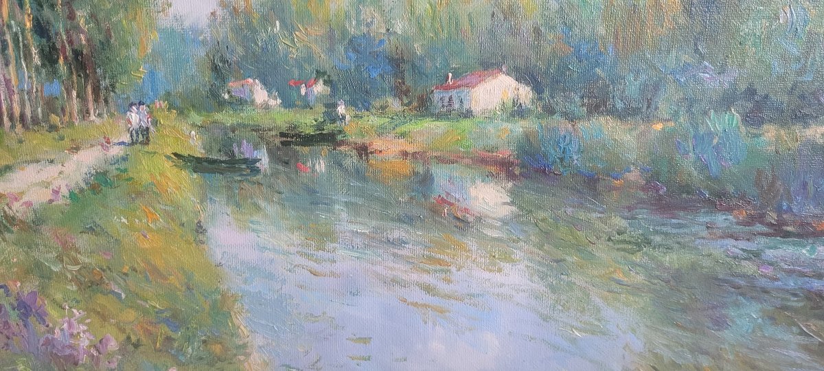 Oil On Canvas, Signed By Jean Kevorkian-photo-4