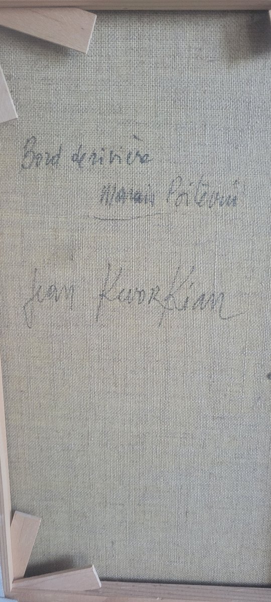 Oil On Canvas, Signed By Jean Kevorkian-photo-2