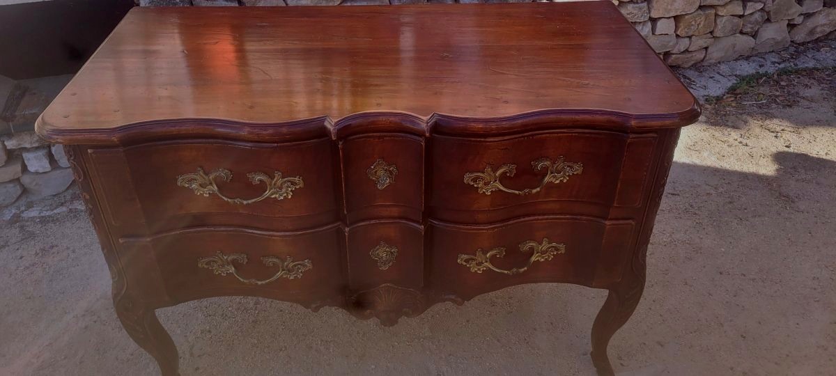 Commode sauteuse style Louis XV-photo-2