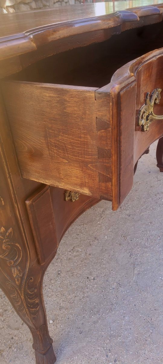 Commode sauteuse style Louis XV-photo-4