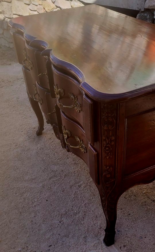 Commode sauteuse style Louis XV-photo-3