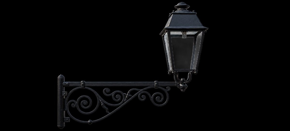 Paire de lanternes de ville-photo-3