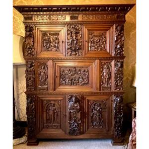 Renaissance Style Wardrobe Cabinet