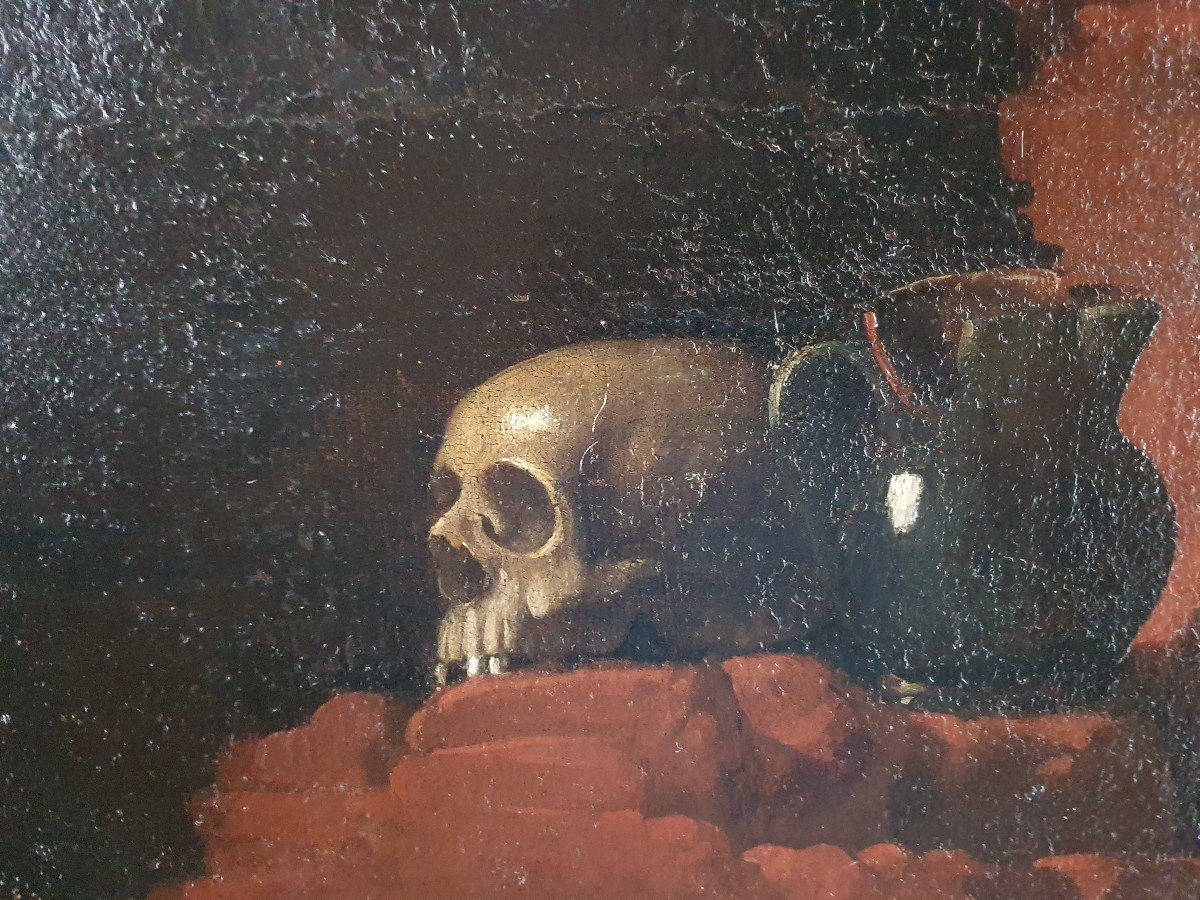French Caravaggist, Mid-17th Century. Pear And Cimone-photo-2