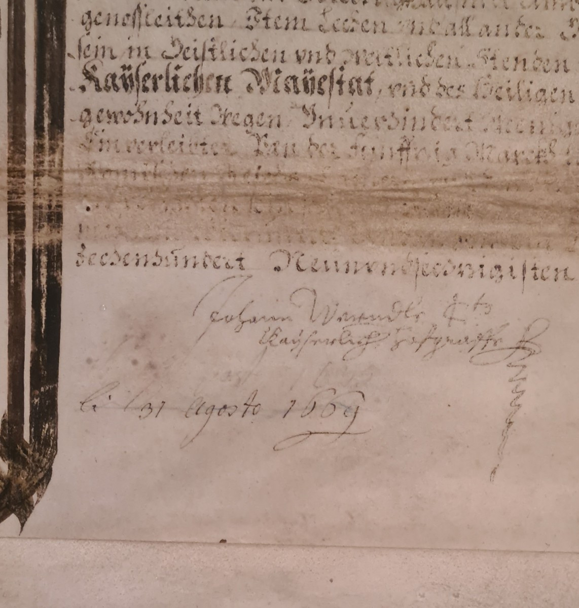 Noble Manuscript From 1669 On Parchment-photo-3