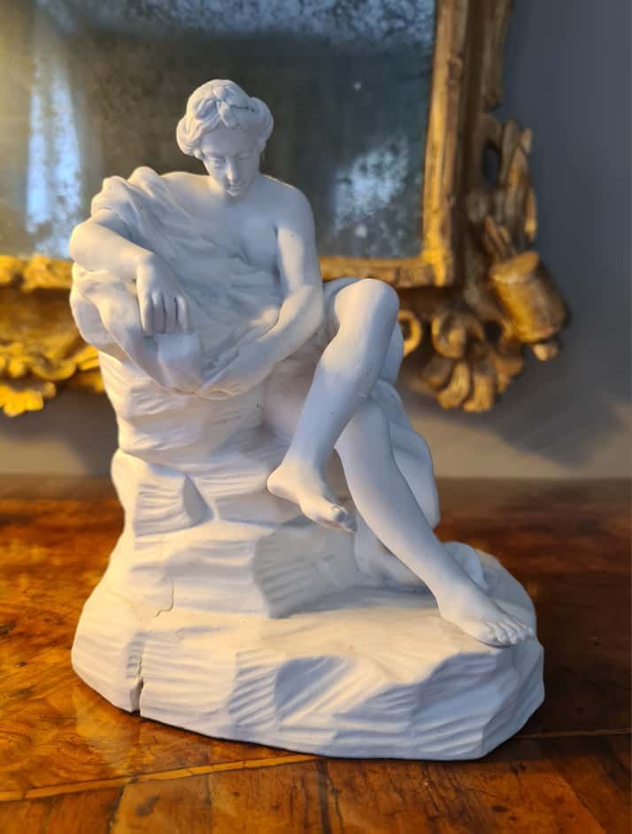 Vinovo Manufactory, Late 18th Century. Hannong Period (1776-1779) The Bath Of Venus-photo-4