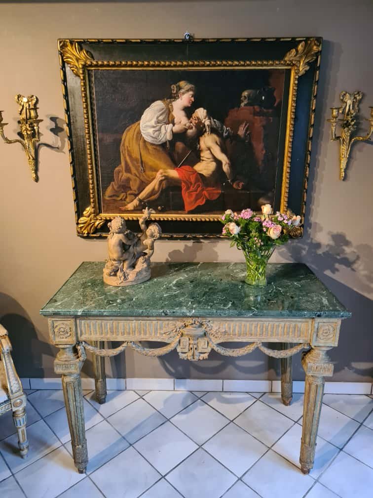 Console Louis XVI, Turin, dernier quart du XVIIIe siècle-photo-1