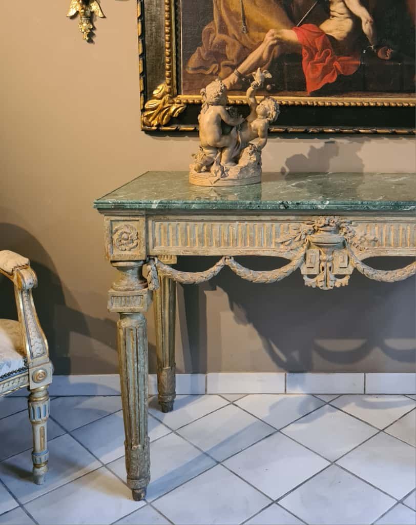 Console Louis XVI, Turin, dernier quart du XVIIIe siècle-photo-3