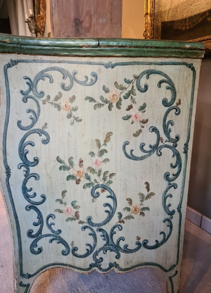 Louis XV Genoese Baroque Chest Of Drawers-photo-4