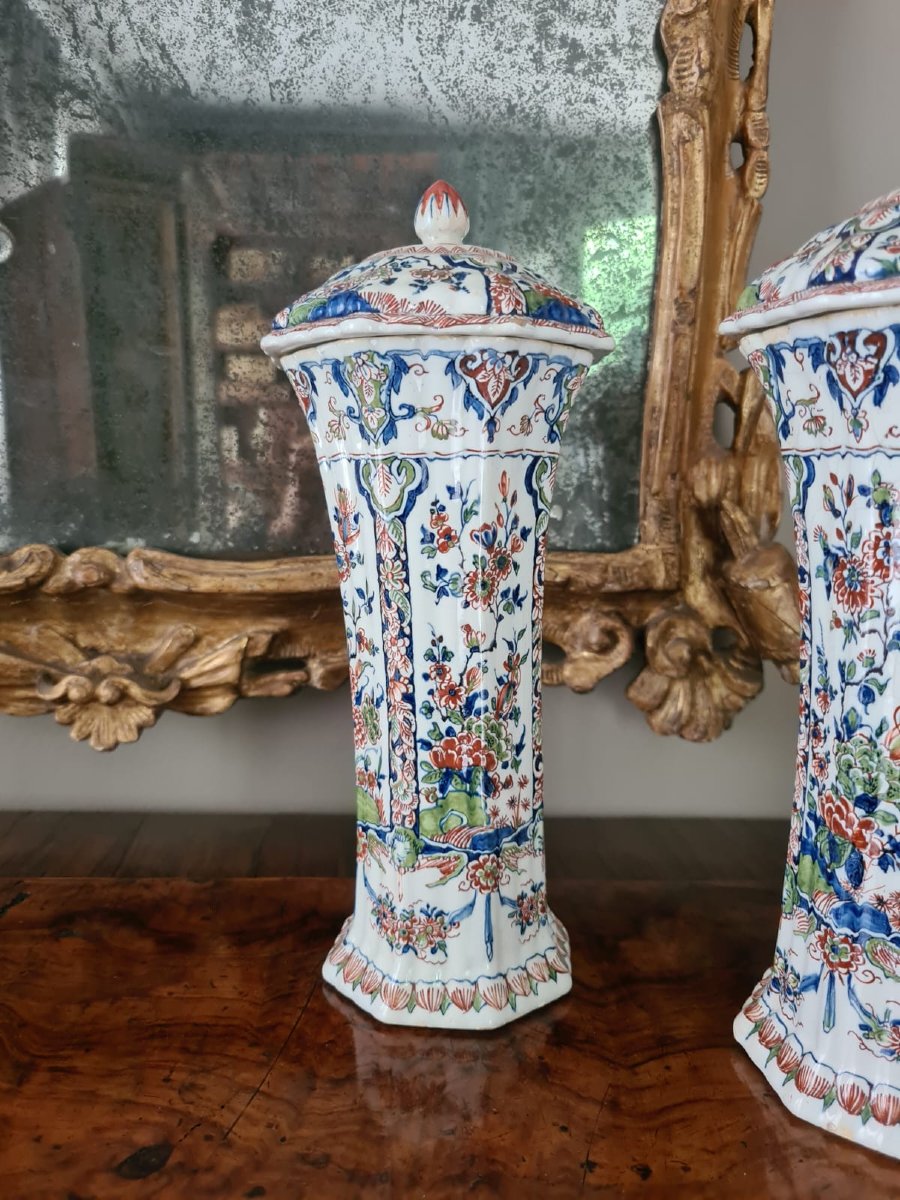 Paire de potiches avec couvercle-photo-2