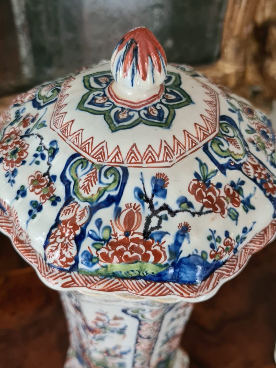 Paire de potiches avec couvercle-photo-3