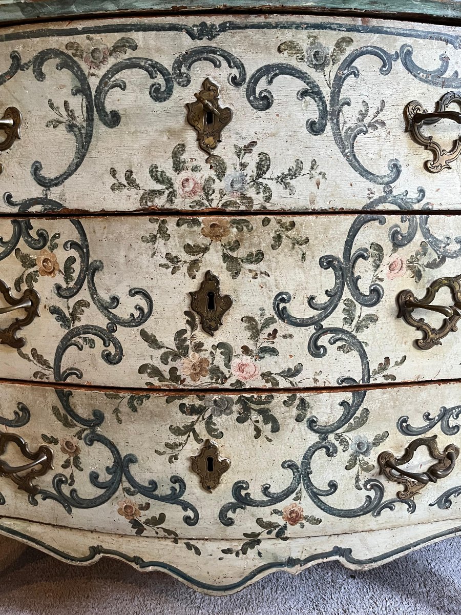Commode baroque génoise de style Louis XV-photo-3