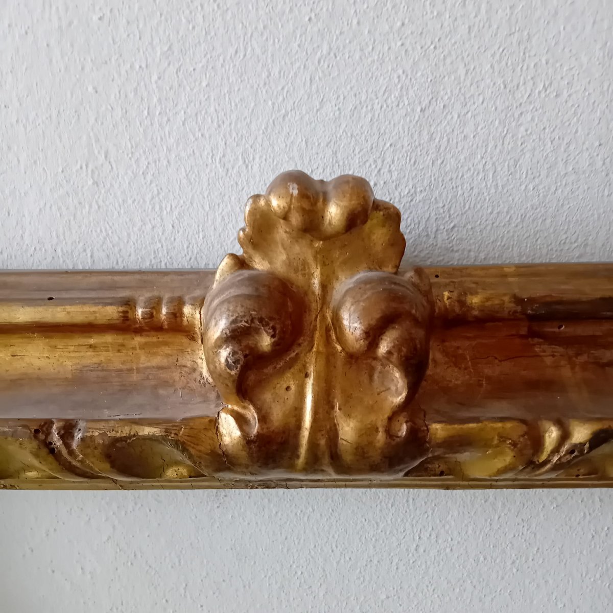 Finely Carved And Gilded Wooden Frame, Tuscany, 18th Century-photo-3