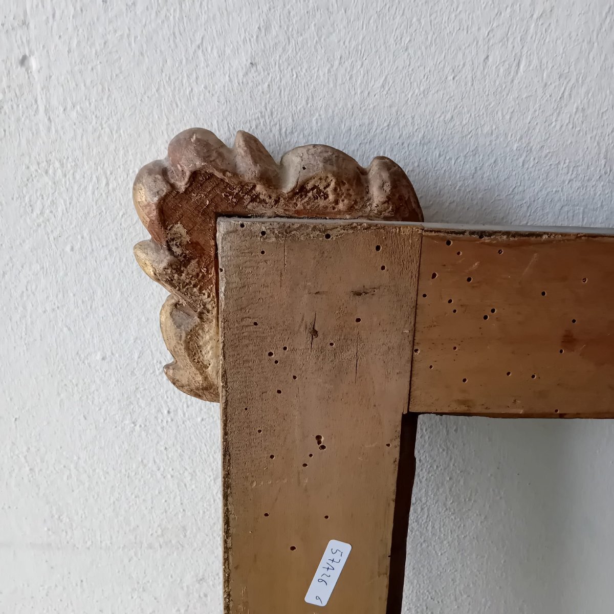 Finely Carved And Gilded Wooden Frame, Tuscany, 18th Century-photo-2