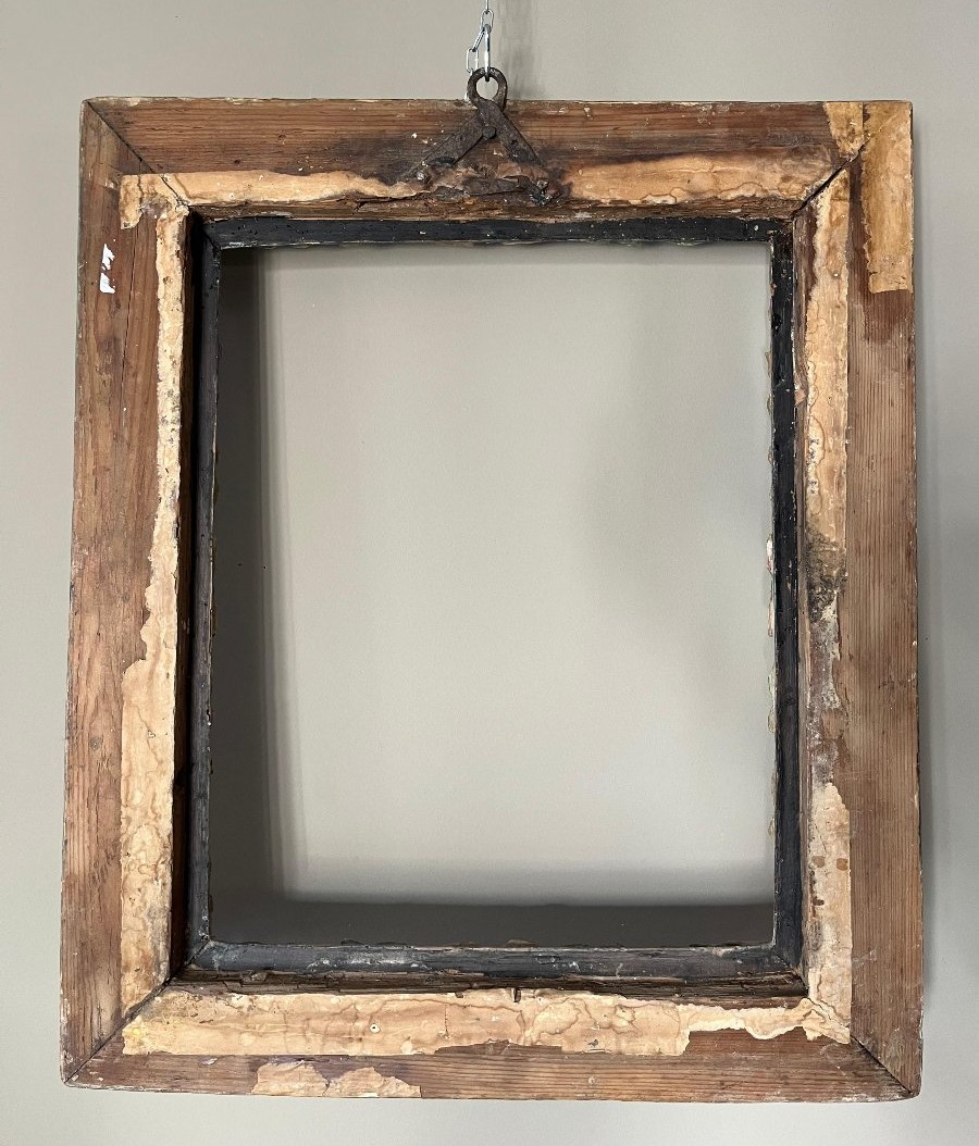 Polychrome Lacquered Frame, Central Italy, 18th Century-photo-2