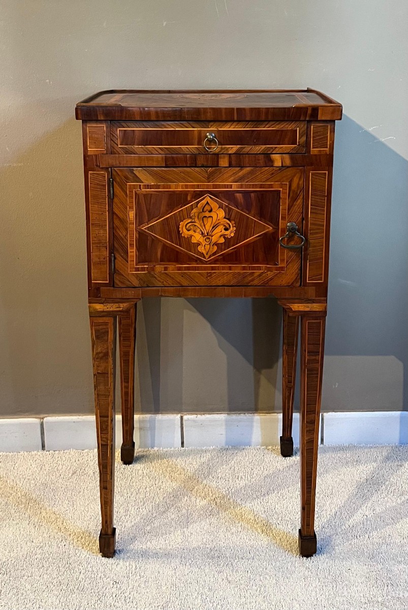 Louis XVI Inlaid Coffee Table, Lombardy, Late 18th Century