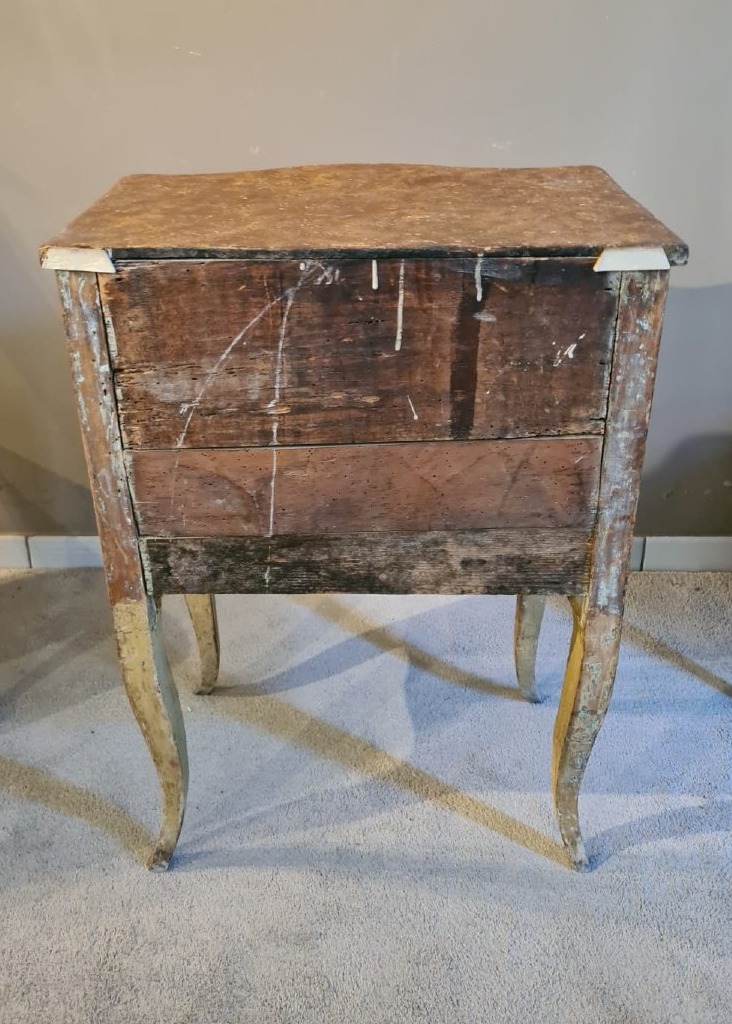 Small Curved Chest Of Drawers, Lacquered-photo-7