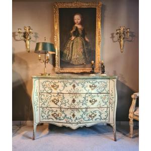 Commode baroque génoise de style Louis XV