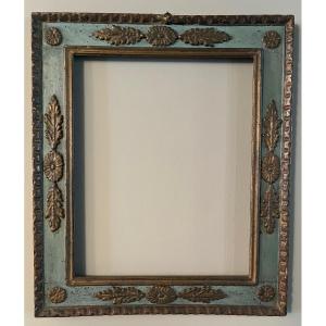 Neoclassical Frame, Lacquered, Gilded, And Carved