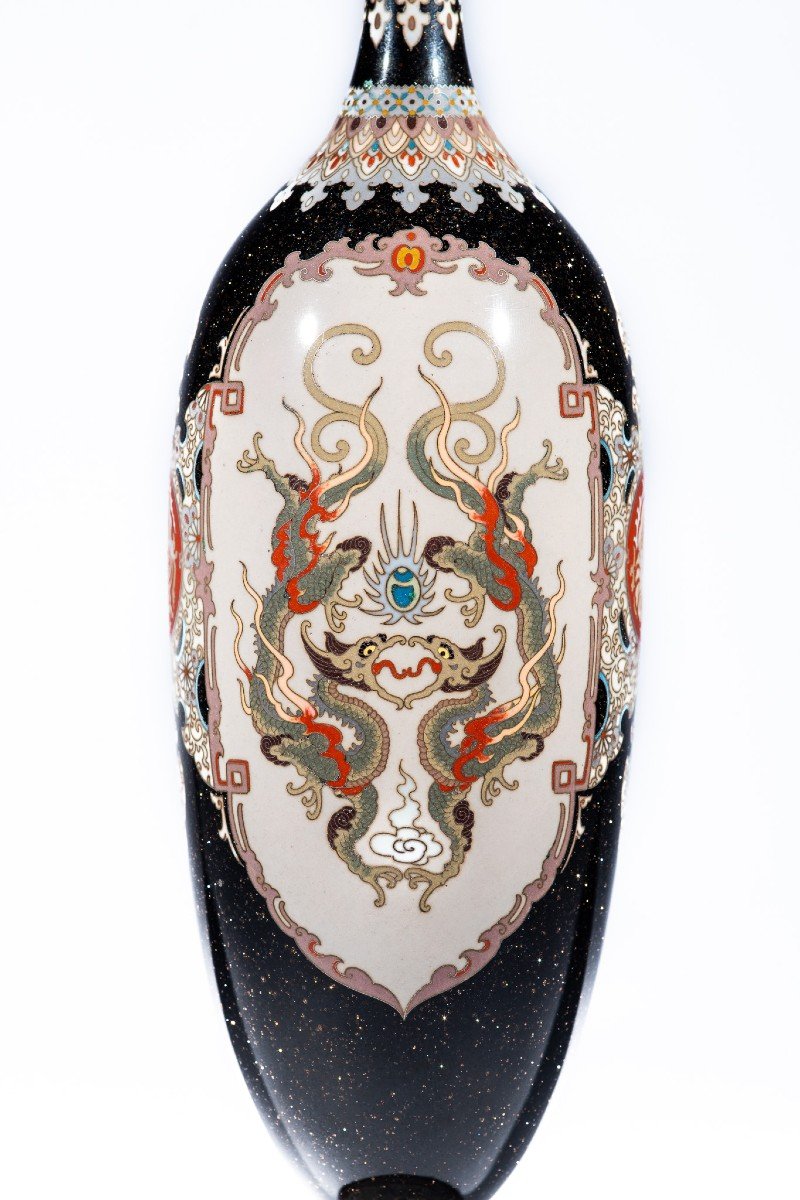 A Japanese Cloisonnè Vase-photo-4