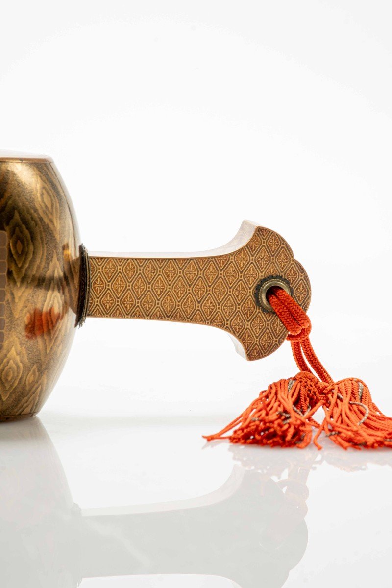 A Lacquer And Gold Leaf Daikoku‘s Hammer-photo-4