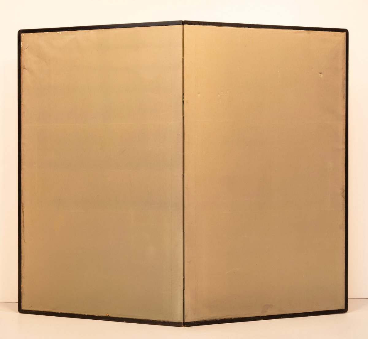 Paravent pliant à deux panneaux représentant une scène naturaliste-photo-5