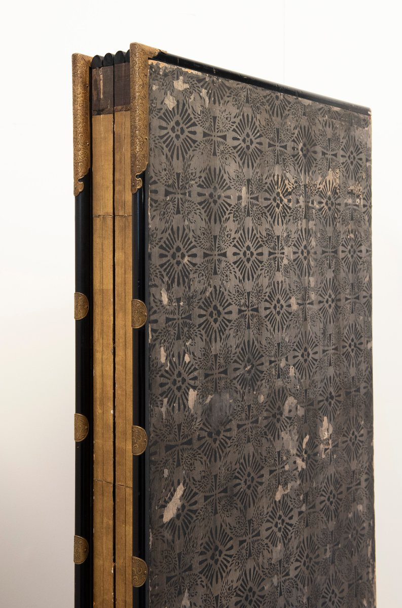 A Six-panel Folding Screen Depicting A Rakuchū Rakugai Zu View-photo-6