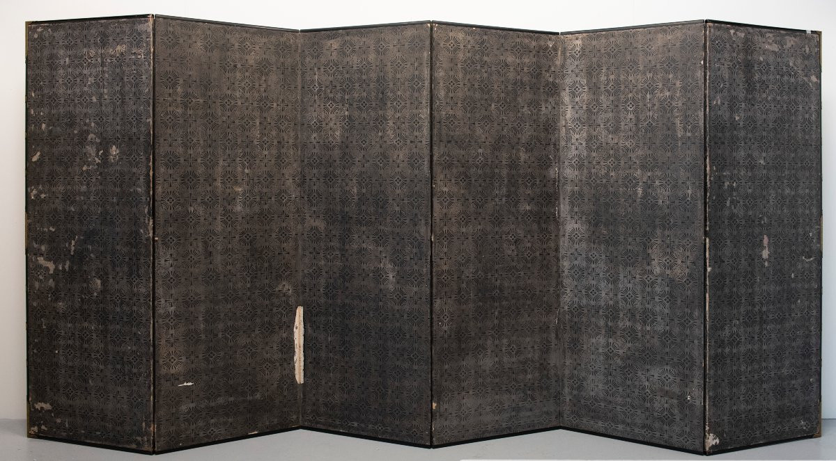 A Six-panel Folding Screen Depicting A Rakuchū Rakugai Zu View-photo-7