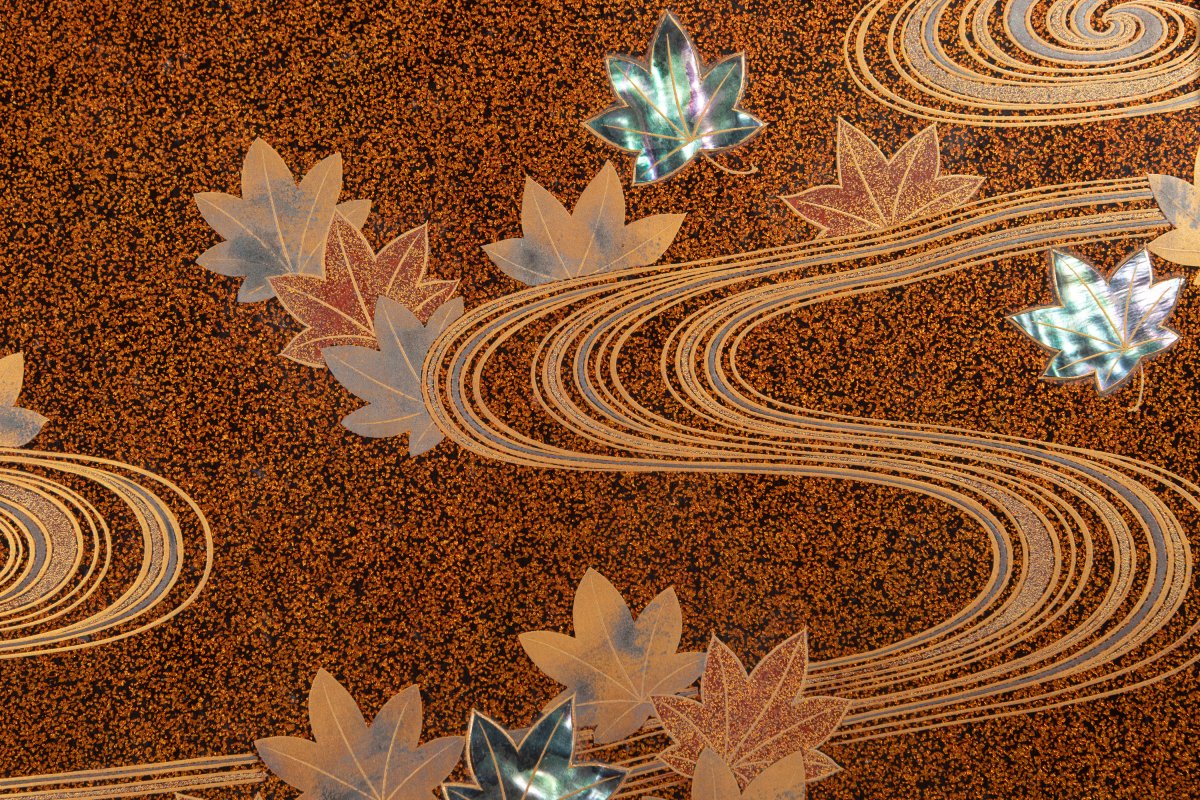 A Maki-e Lacquer Suzuribako With Peonies And Irises On A Black Ground-photo-3