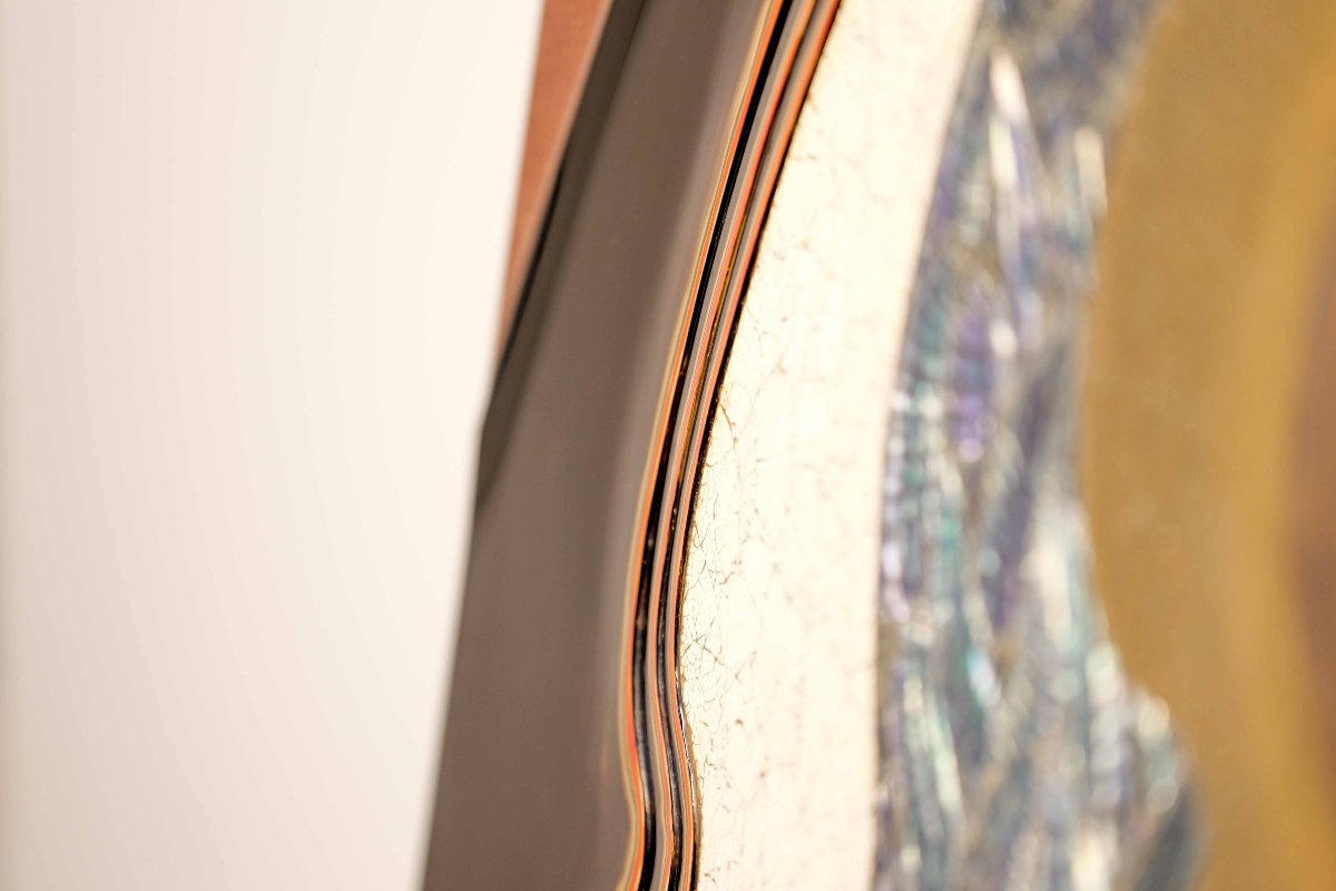 Two-panel ‘hohoe’ Screen Depicting A Large Wave, Signed By Gyokuhō Saku -photo-4