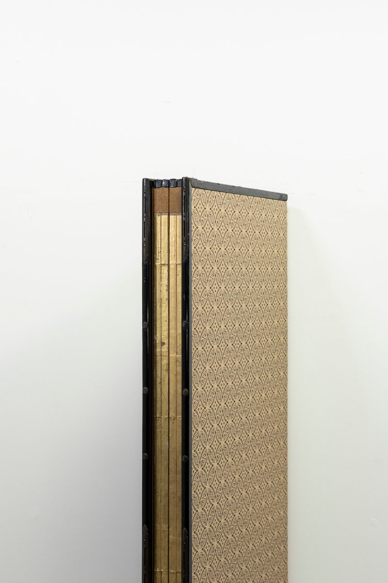 A Six-panel Folding Screen Depicting An Autumn Landscape-photo-6
