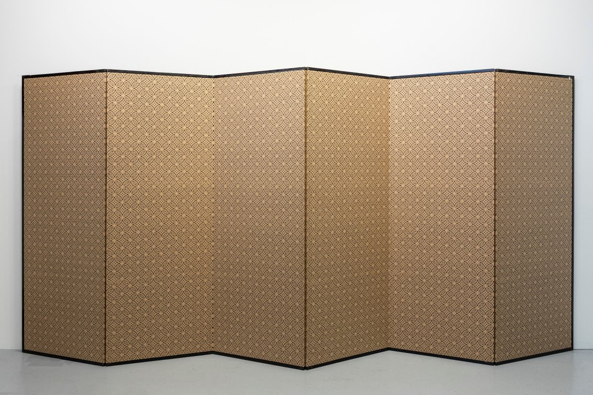 A Six-panel Folding Screen Depicting An Autumn Landscape-photo-7