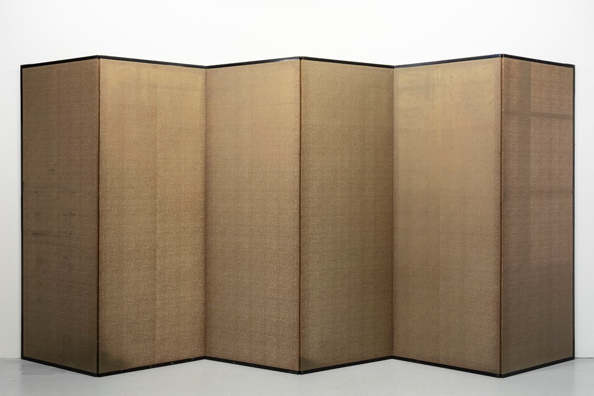 A Pair Of Six-panel Folding Screens From The Kanō School Depicting Manchurian Cranes-photo-7