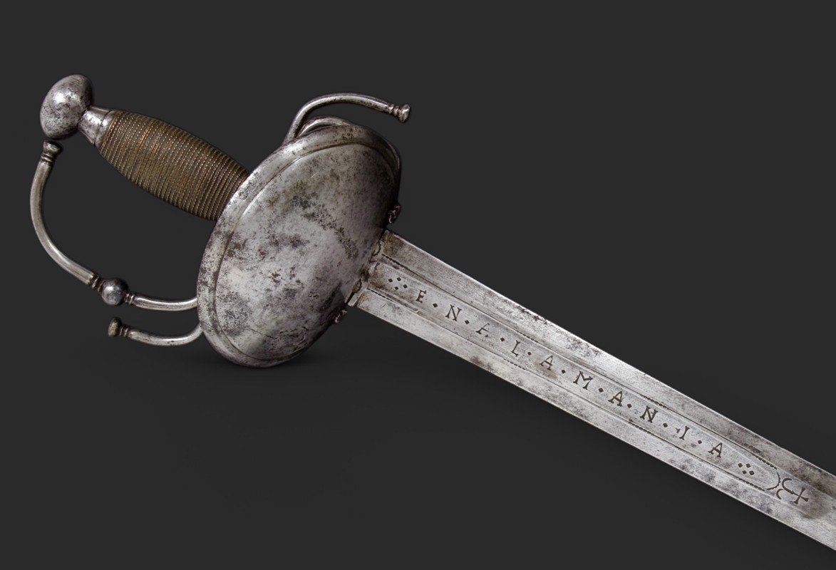Large Cavalry Sword With Shell Mount (111 Cm). Spain, Circa 1700.-photo-2