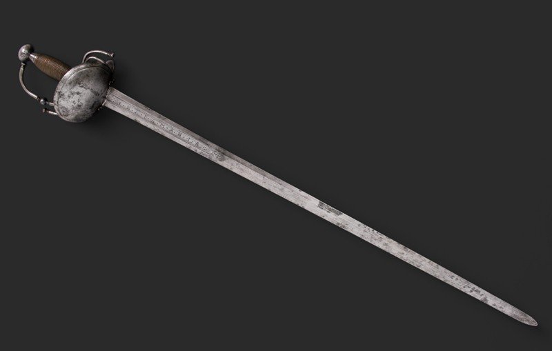 Large Cavalry Sword With Shell Mount (111 Cm). Spain, Circa 1700.-photo-3