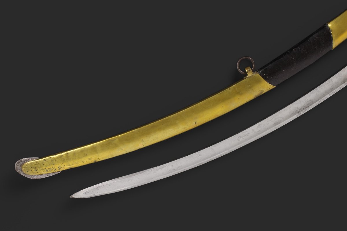 Sabre De Hussards type An Iv, Révolution - Consulat.-photo-3